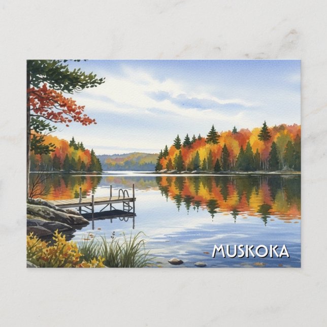 Muskoka Ontario Canada Postcard (Front)
