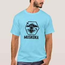 Muskoka Ontario Kayaker - Men's Basic T-Shirt