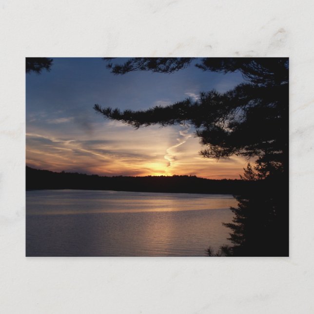 Muskoka Sunset Postcard (Front)