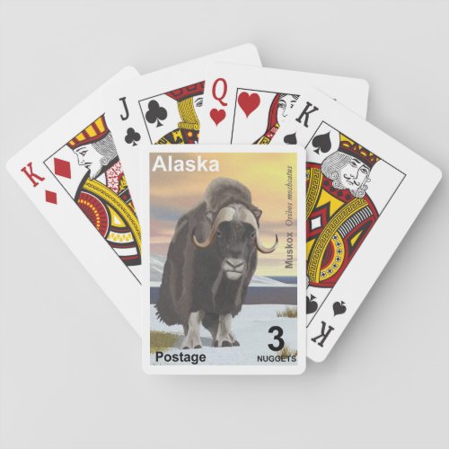 Muskox _ Alaska Playing Cards