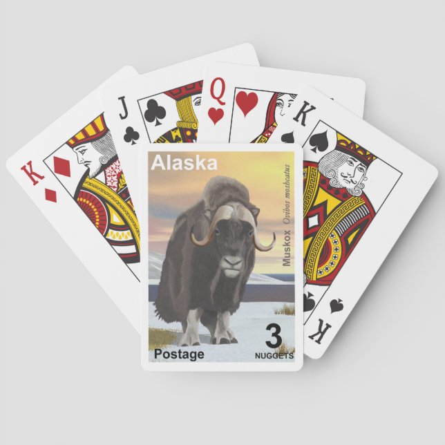 Muskox - Alaska Poker Cards (Back)