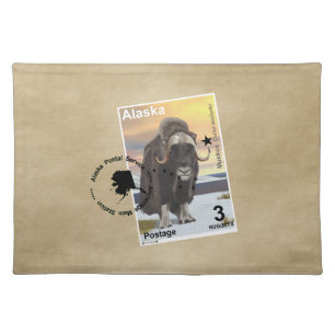 Muskox Stamp Souvenir Placemat