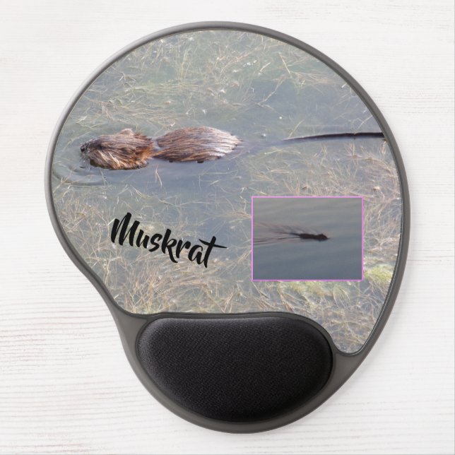 Muskrat Gel Mouse Pad (Front)