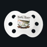 Musky hunter 1 pacifier<br><div class="desc">Musky hunter fishing design for the fisherman that loves big fish</div>