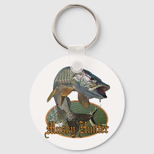 Musky Hunter 9 Keychain (Front)