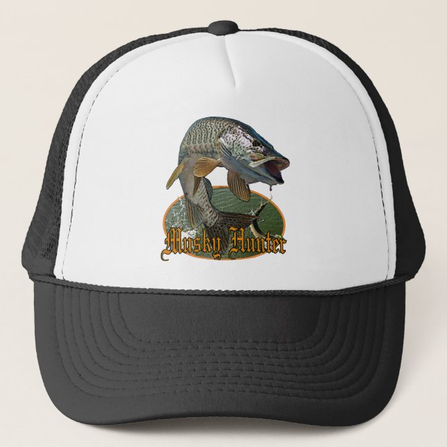 Musky Hunter 9 Trucker Hat (Front)