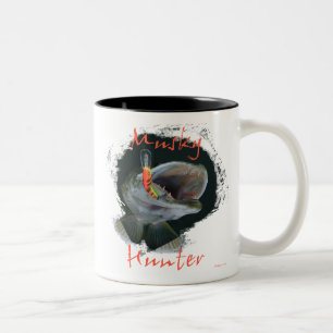 Musky Hunter Two-Tone Coffee Mug