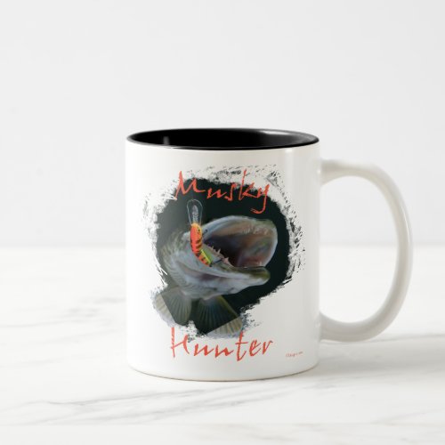 Musky Hunter Two_Tone Coffee Mug