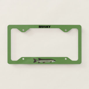 Musky License Plate Frame