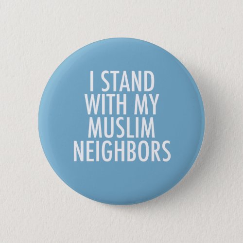 Muslim Ally Anti Immigration Ban Pinback Button