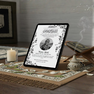 Muslim Death Announcement Female Janaza Prayer