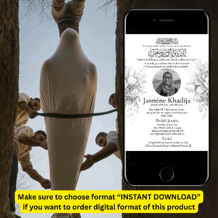 Muslim Death Announcement Female Janaza Prayer