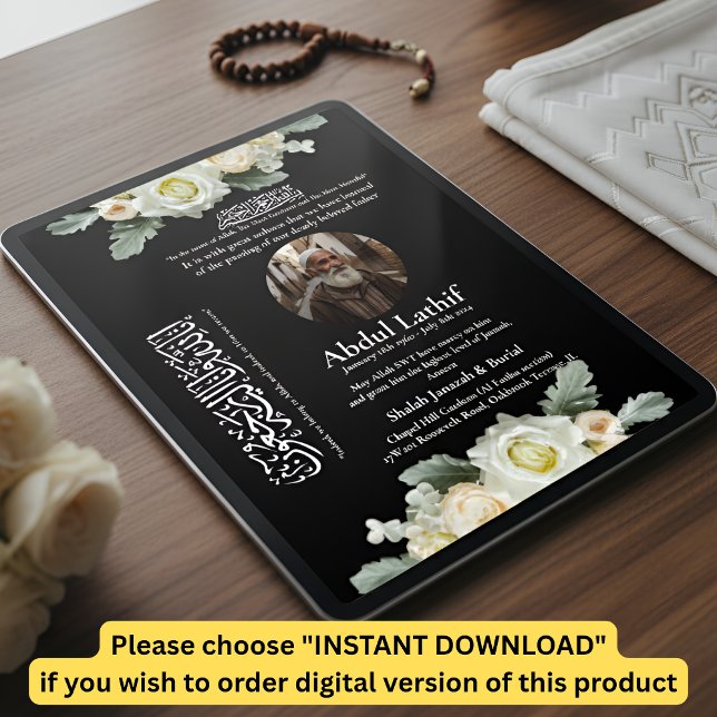 Muslim Death Announcement Male Janaza Prayer (Creator Uploaded)