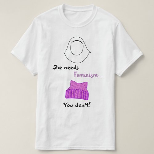 Muslim feminism snowflake T_Shirt