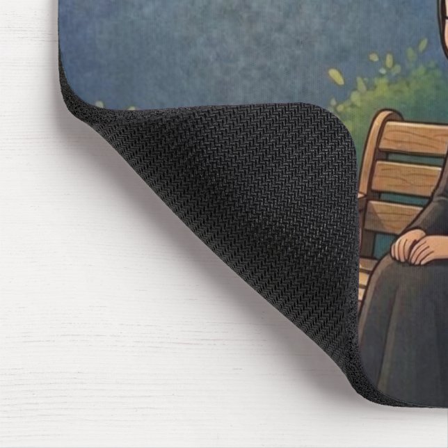 Muslim girl mouse pad (Corner)