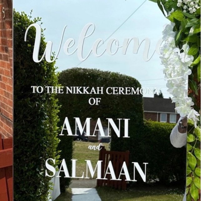 Muslim Islamic Wedding Nikkah Sign Sticker (Creator Uploaded)