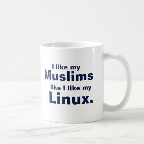Muslim linux coffee mug