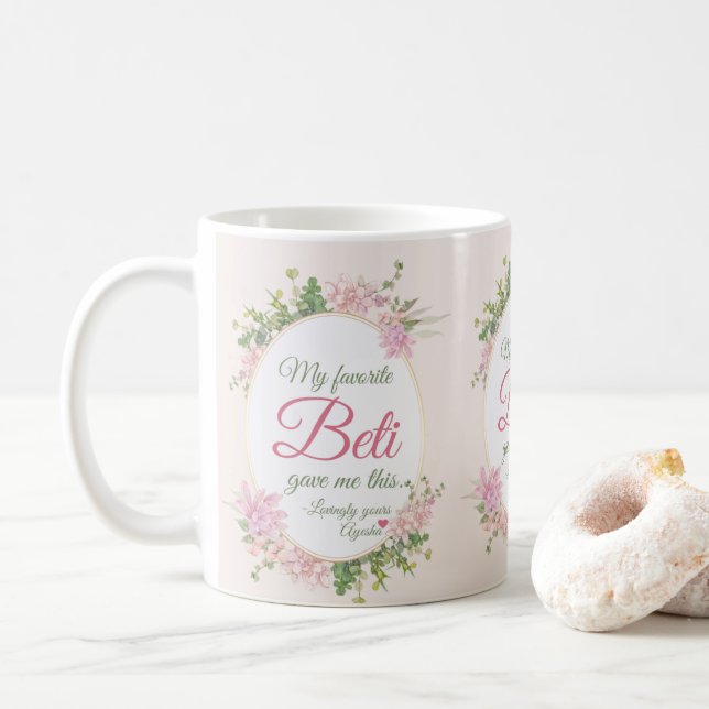 muslim mom  coffee mug (With Donut)