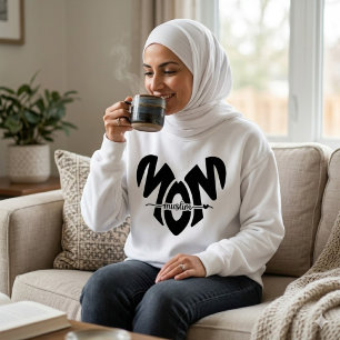 muslim mom heart sweatshirt