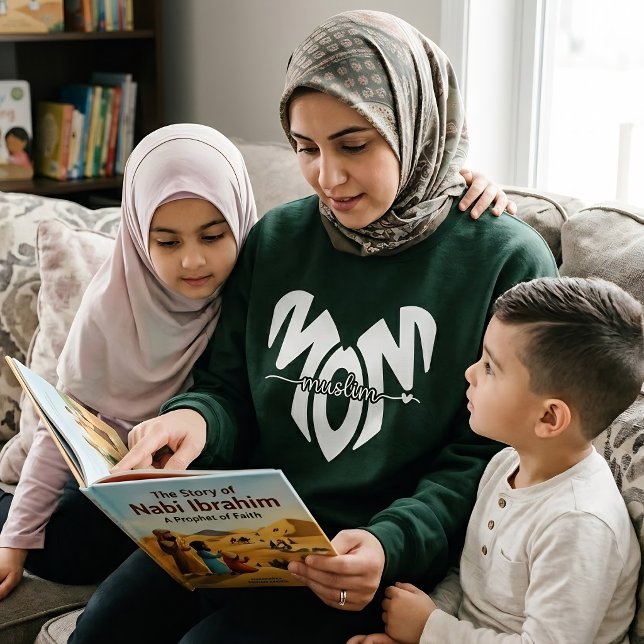 muslim mom heart sweatshirt (Creator Uploaded)