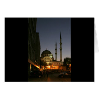 Muslim mosque in Istanbul, Turkey Cards