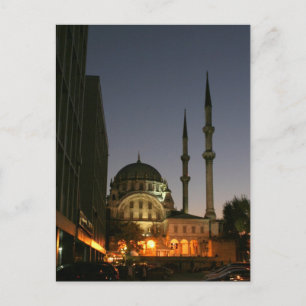 Muslim mosque in Istanbul, Turkey Postcard