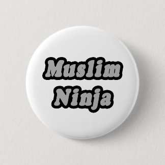 Muslim Ninja Pinback Button