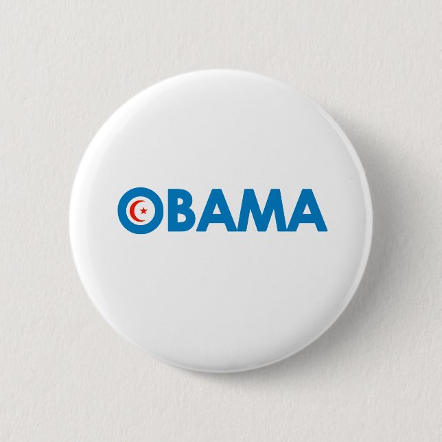 MUSLIM OBAMA BUTTON (Front)