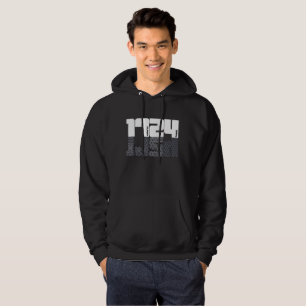 Muslim Prayer 5 Times a Day Man Black Hoodie