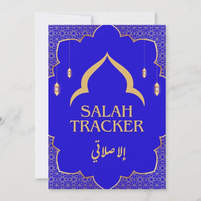 Muslim Salah Weekly Tracker Save The Date (Front)