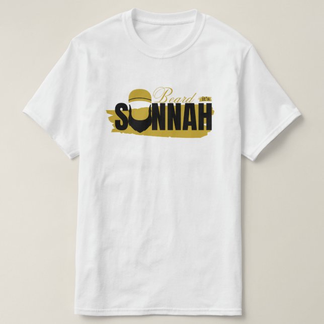 Muslim Shirt, Beard Shirt, Islamic Shirt,  T-Shirt (Design Front)
