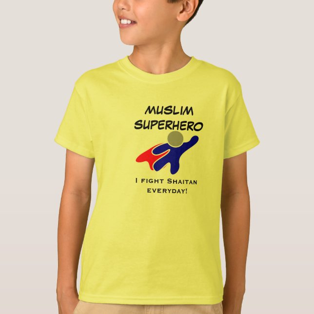 Muslim Superhero T-Shirt (Front)