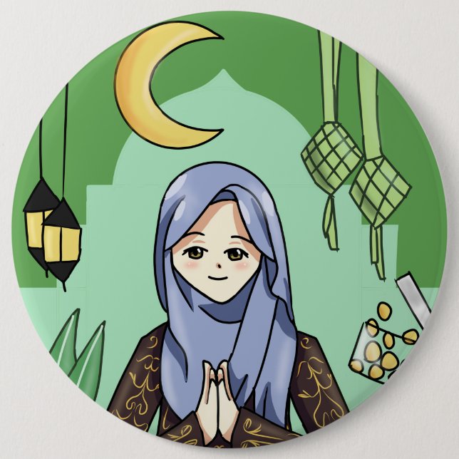 Muslimah Button (Front)