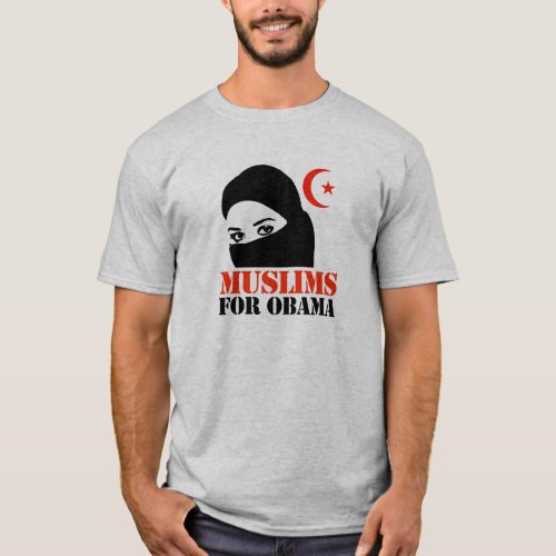 MUSLIMS FOR OBAMA T_Shirt