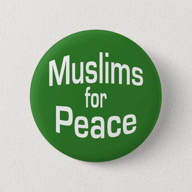 Muslims for Peace Button (Front)