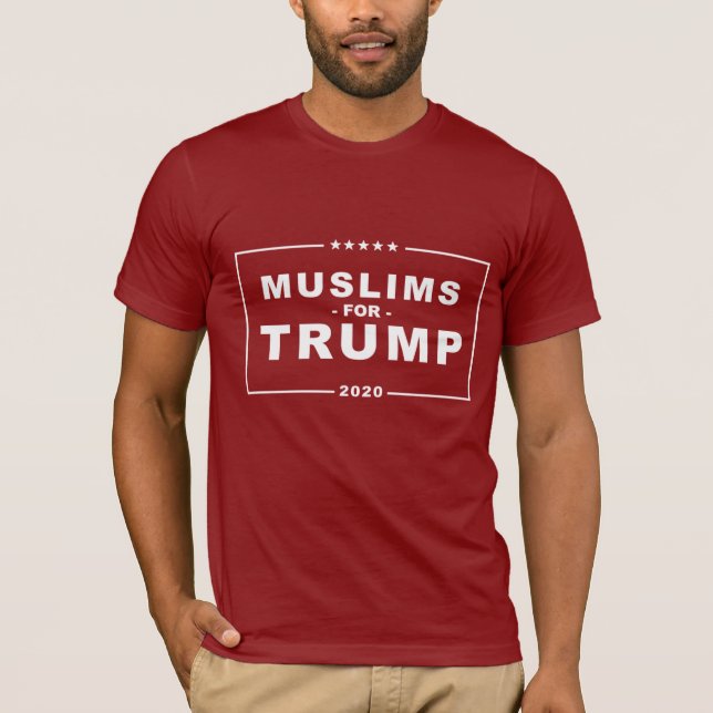 MUSLIMS FOR TRUMP 2020 T-Shirt (Front)