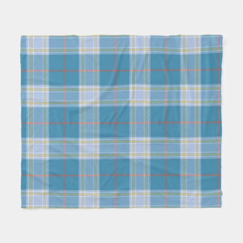 Musselburgh Modern Tartan Plaid Pattern Fleece Blanket