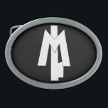 MUSSOLINI OVAL BELT BUCKLE<br><div class="desc">DVCE DVCE DVCE</div>