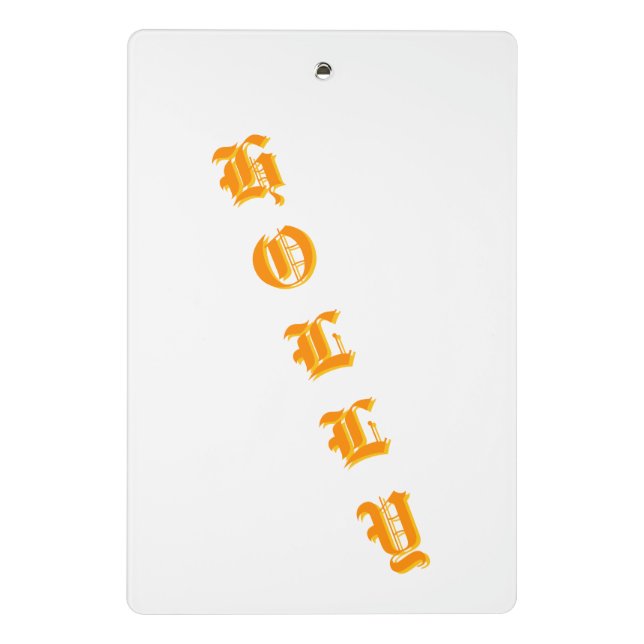 Must Believe Christmas Mini Clipboard (Back)