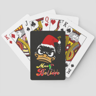 Must Believe Christmas Poker Cards