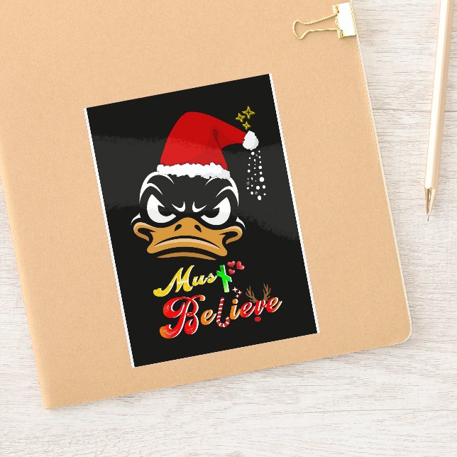 Must Believe Christmas Sticker (Notebook)