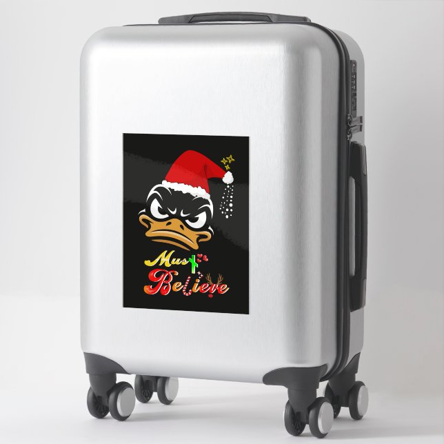 Must Believe Christmas Sticker (Suitcase)