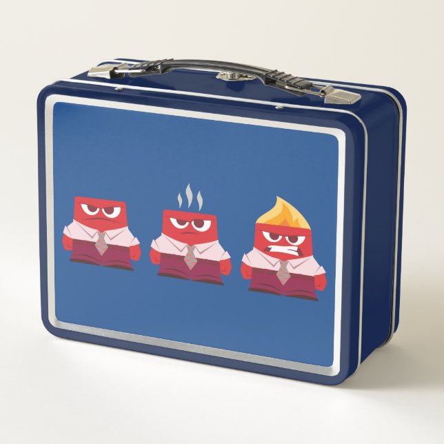 Must...Control...Anger... Metal Lunch Box (Back)