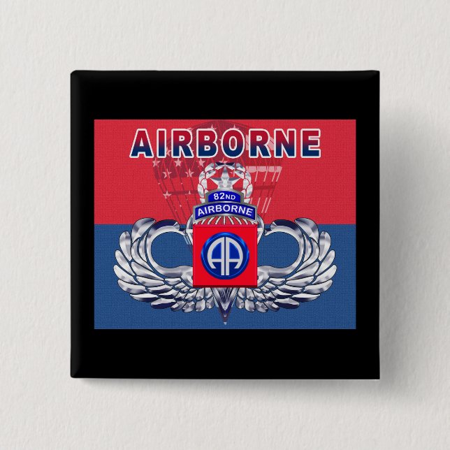 “Must Have” 82nd Airborne Division Button (Front)