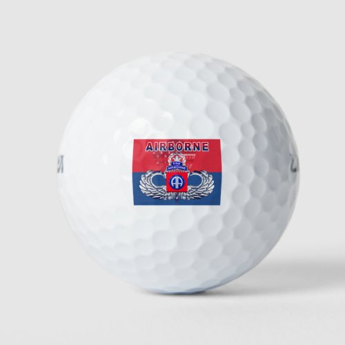 Must Have 82nd Airborne Division Golf Balls