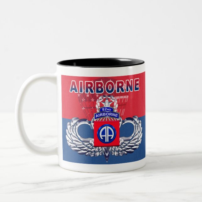 “Must Have” 82nd Airborne Division Two-Tone Coffee Mug (Left)
