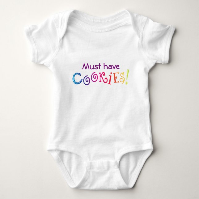 Must Have Cookies! Baby Bodysuit (Front)