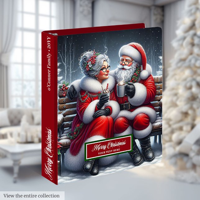 Must-Have Mr. and Mrs. Claus Recipe Book 3 Ring Binder (Must-Have Mr. and Mrs. Claus Recipe Book)