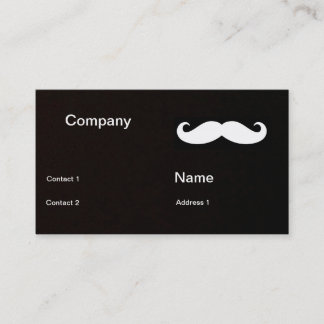 Must-have-Mustache Business Card