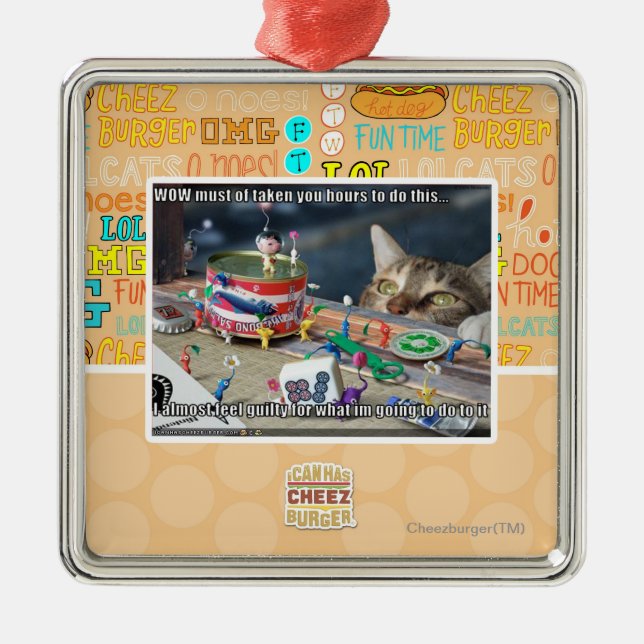 Must have take hours metal ornament (Front)